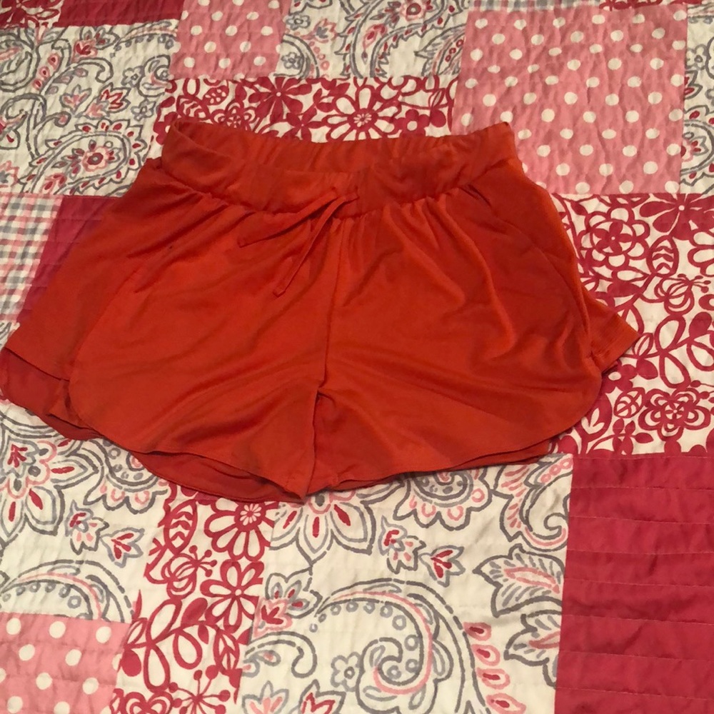 Avia neon red shorts